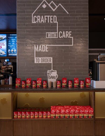 Tim Hortons Motor City Counter Shelf